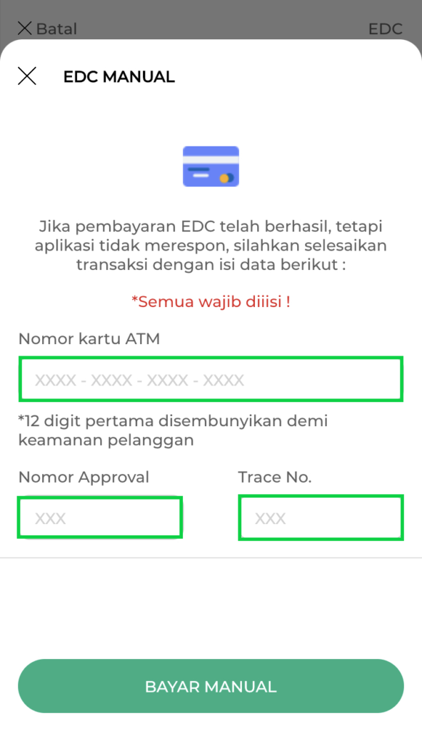 Cara Transaksi Dengan Metode Pembayaran EDC BCA Kasir Pintar POS IOS