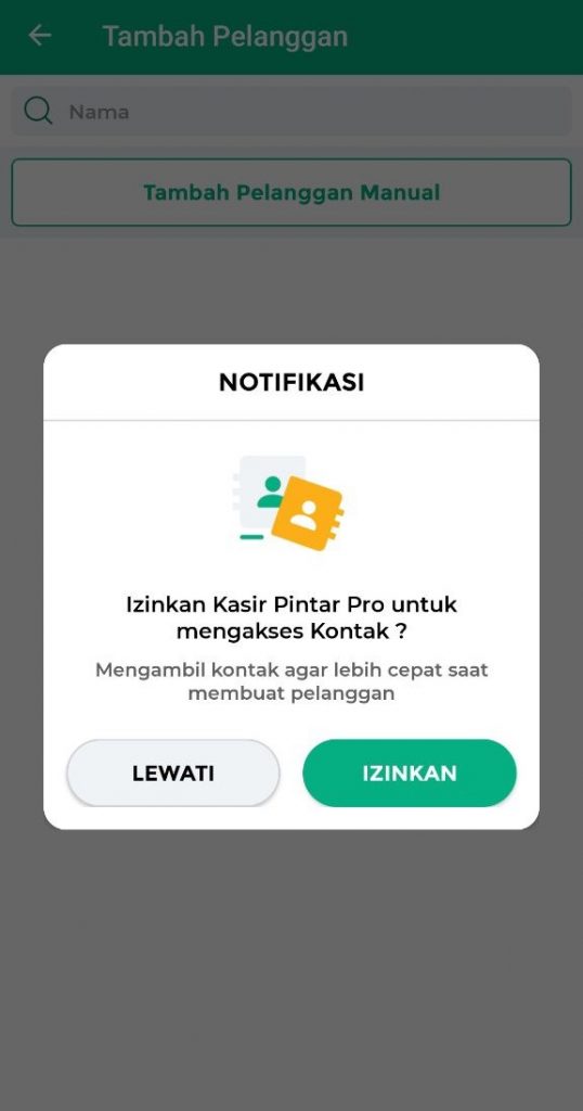 Penjelasan Permission di Aplikasi Kasir Pintar